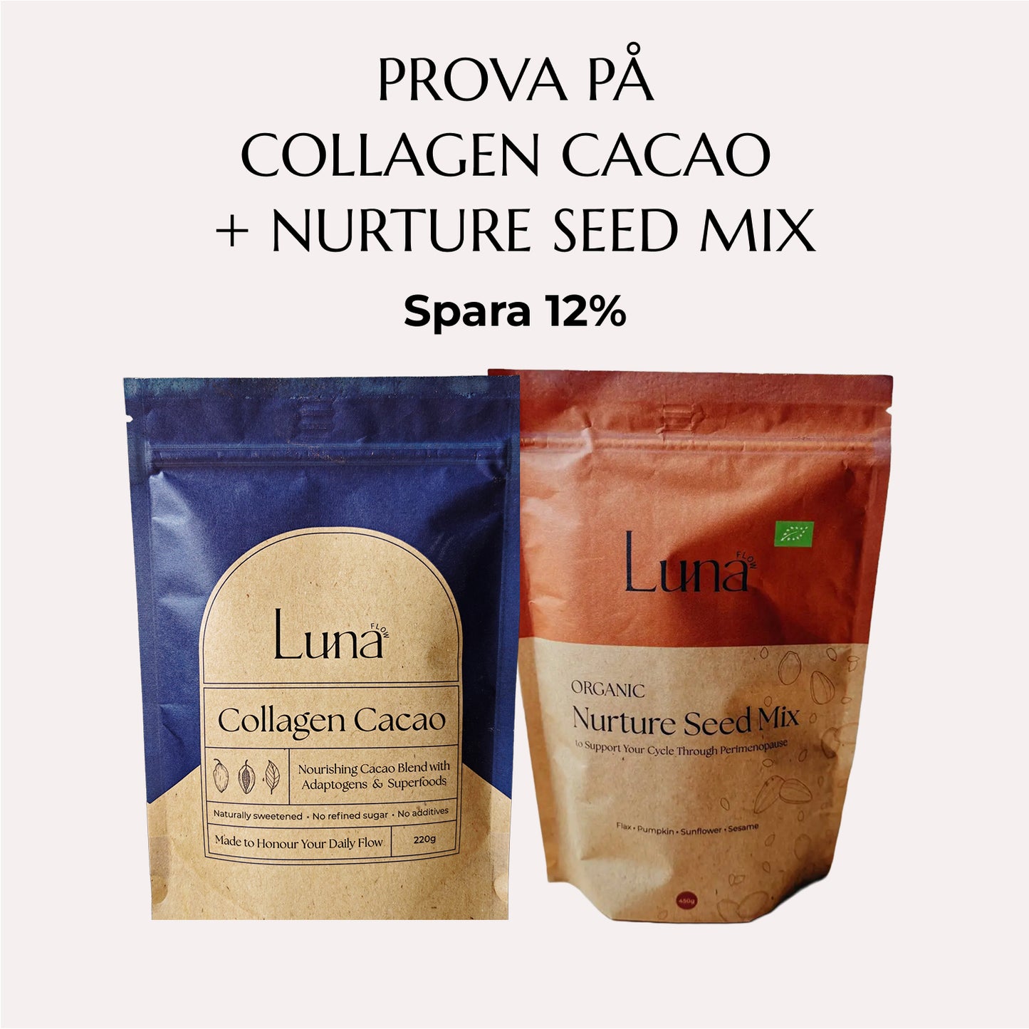 Prova på Collagen Cacao + Nurture Seed Mix